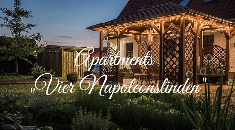 Apartments "Vier Napoleonslinden" Auerstedt Exterior foto